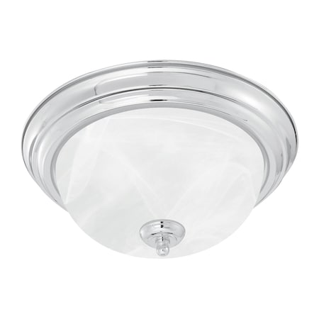 Ceiling Essentials 16'' Wide 3-Light Flush Mount, Brushed Nickel